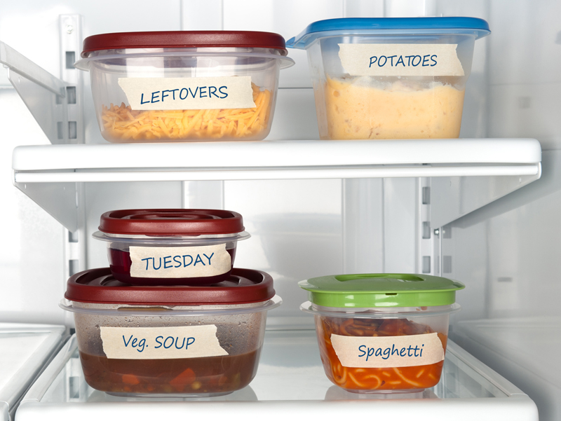 food in containers