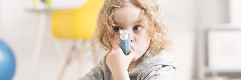 kid with asthma